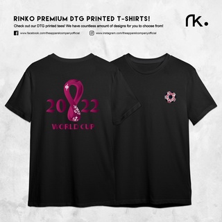 T-Shirt Round Neck Emirate of Qatar FIFA World Cup  DTG Printed Logo 100% Premium Cotton Mens Lelaki Casual Streetwear