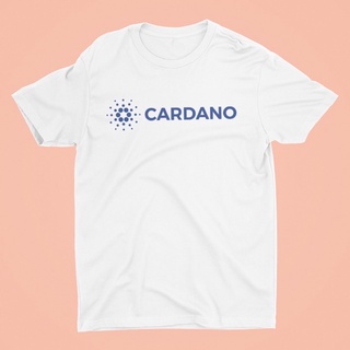 [S-5XL] พร้อมส่งจากไทย ✈️ เสื้อยืดคริปโต เสื้อยืดบิทคอยน์ ลาย Cardano