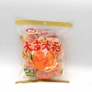 เยลลี่ส้ม รูปกลีบส้ม เจลลี่ส้ม เยลลี่ผลไม้ Orange jelly橘子软糖