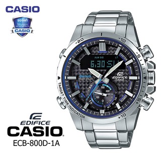 ภาพหน้าปกสินค้านาฬิกาข้อมือ CASIO EDIFICE รุ่น ECB-800-1A รับประกัน 1 ปี ที่เกี่ยวข้อง
