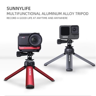Sunnylife ขาตั้งกล้อง สําหรับ GoPro HERO 11 10 9 8 7 6 5 MAX Insta360 ONE R DJI OM 4 POCKET 2 OSMO Mobile 3