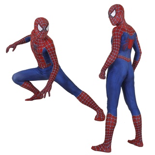 ชุดบอดี้สูทคอสเพลย์ Marvel Remi Tony Spider-Man onesie 3D พิมพ์ลายดิจิทัล