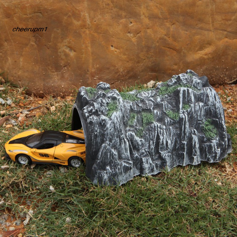 ready-stock-simulation-rockery-train-cave-tunnel-model-diy-miniature-railway-scene-accessory