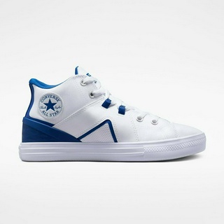 Converse รองเท้าผ้าใบ Chuck Taylor All Star Flux Ultra Retro Sport Mid | White/Navy ( A03461CU3WTNA )