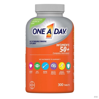 ภาพหน้าปกสินค้าOne A Day Women\'s 50+ Multiviatmins - วิตามินรวมสำหรับผู้สูงอายุเพศหญิง อายุ 50 ปีขึ้นไป 300 เม็ด Exp 10/23 ที่เกี่ยวข้อง