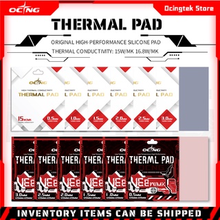 Ocng แผ่นจาระบีซิลิโคน กระจายความร้อน 15w 16.8w/MK ประสิทธิภาพสูง สําหรับการ์ดจอ CPU/GPU