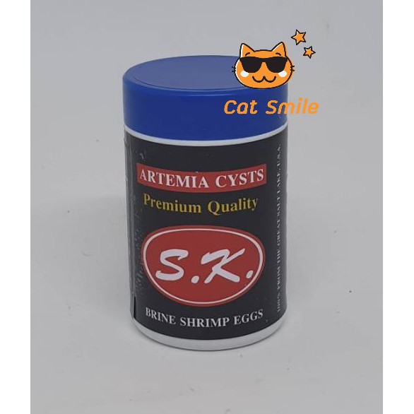 ไข่อาร์ทีเมียแบบเป่า-s-k-50-g-เกรด-premium-quality-artemia-cysts-sk-black-อัตตราการฟักตัวมากกว่า-ปริมาณไข่-50-กรัม