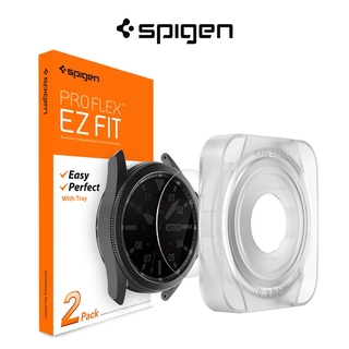 Spigen Galaxy Watch 3 ฟิล์มกันรอยหน้าจอ Pro Flex EZ Fit พร้อมชุดติดตั้ง ป้องกันรอยขีดข่วน (2 แพ็ค / 45 มม.)