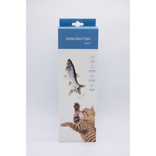 Dancing fish ของเล่นแมวปลาดิ้นได้ | Shopee Thailand
