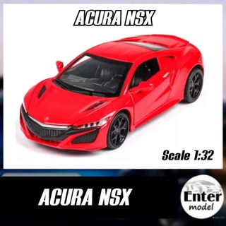 โมเดลรถเหล็ก​ [มีเสียงมีไฟ มี​กล่อง พร้อมส่ง🇹🇭]​ HONDA​ ACURA​ NSX​ ยาว15cm สเกล 1/32 งาน MINIAUTO