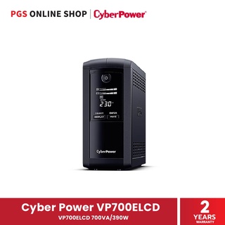 ภาพหน้าปกสินค้าCyberPower VP700ELCD เครื่องสำรองไฟฟ้า Line Interactive 700VA/390W ที่เกี่ยวข้อง
