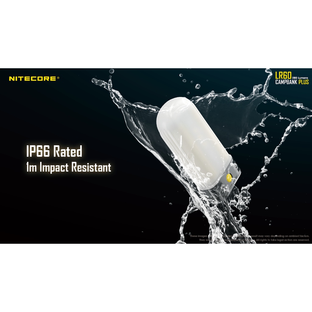 ไฟฉายตะเกียง Nitecore LR60 Plus Camping Lantern + Power Bank : สินค้า ...