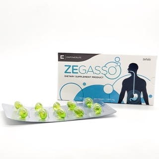 สินค้า ZEGASSO ซีแก๊ซโซ่ สมุนไพร ขับลม ลดอาการจุกเสียด กรดไหลย้อน แน่น กลิ่นมิ้นท์ จำนวน 1 แผง บรรจุ 10 เม็ด 19246