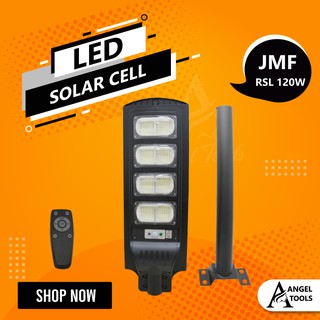 JMF ของแท้ ไฟถนนรีโมทคอนโทรล(120W) ไฟสปอตไลท์ กันน้ำ ไฟ ใช้พลังงานแสงอาทิตย์โซลาเซลล์ไฟสวนโคมไฟถนนไฟโซล่เซลลไฟสว่างมาก