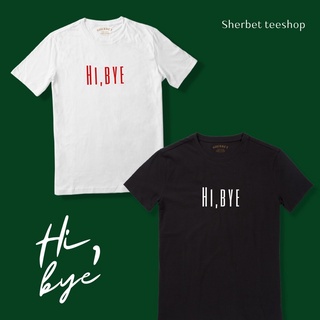 sherbettee|เสื้อยืดลาย hi,bye ใหม่