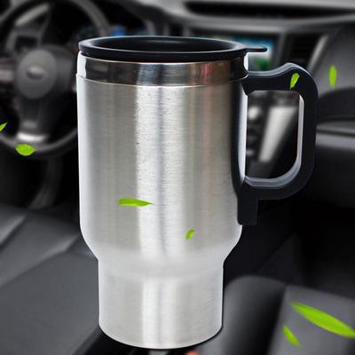 heated-travel-mug-แก้วเก็บความร้อนพร้อมอุ่นเครื่องดื่มในรถยนต์