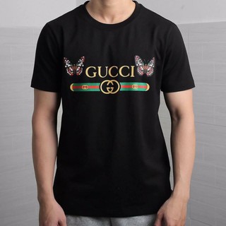 GUCCI เสื้อยืดสกีนลาย เหมือนแท้✔️