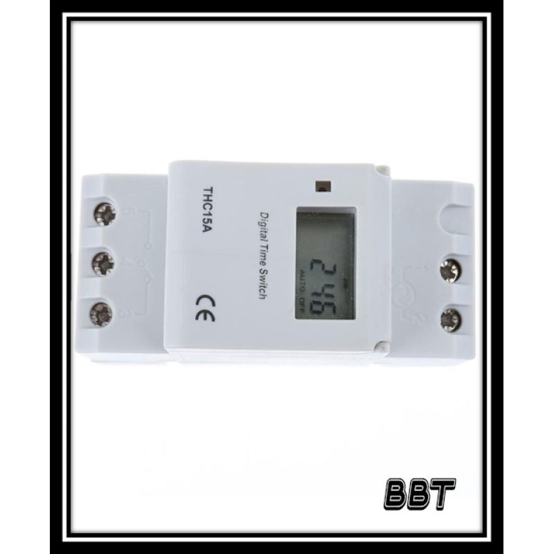 bbt-timer-switch-thc15a-เครื่องตั้งเวลาดิจิตอล-16-โปรแกรมมีให้เลือกตามการใช้งาน-220v-หรือ-24v-หรือ-12v-thc15a