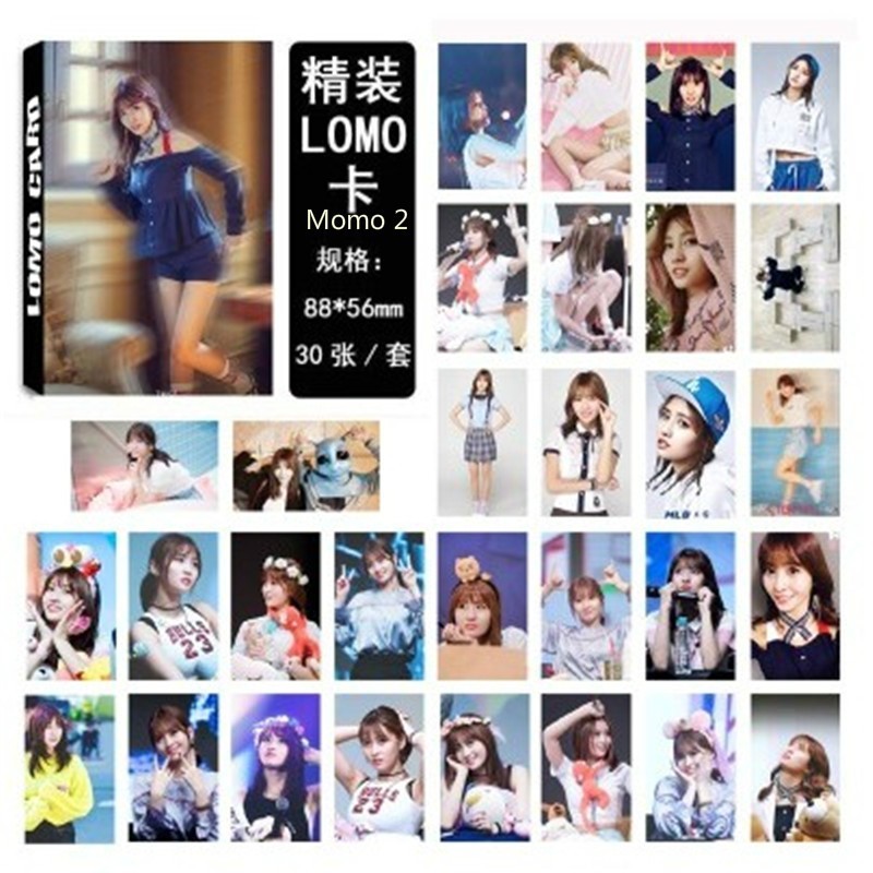 ภาพสินค้า30pcs KPOP TWICE Knock Lomo Card Na Yeon Photocard Momo Tzuyu Photo Picture จากร้าน allkpoper.th บน Shopee ภาพที่ 6