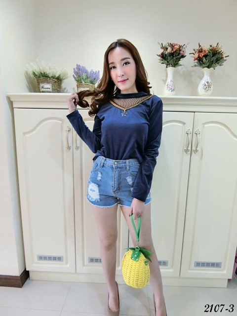 gt-89-lt-เสื้อแขนยาวซีทรู