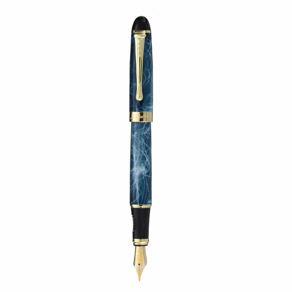 bbyes-jinhao-x450-ปากกาหมึกซึม-ลายหินอ่อน-ขนาดกลาง-สีทอง-สําหรับเขียน-วาดภาพ