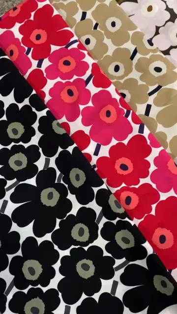 พร้อมส่ง-ผ้า-marimekko-ของแท้-100-มีใบเสร็จยืนยันนะคะ