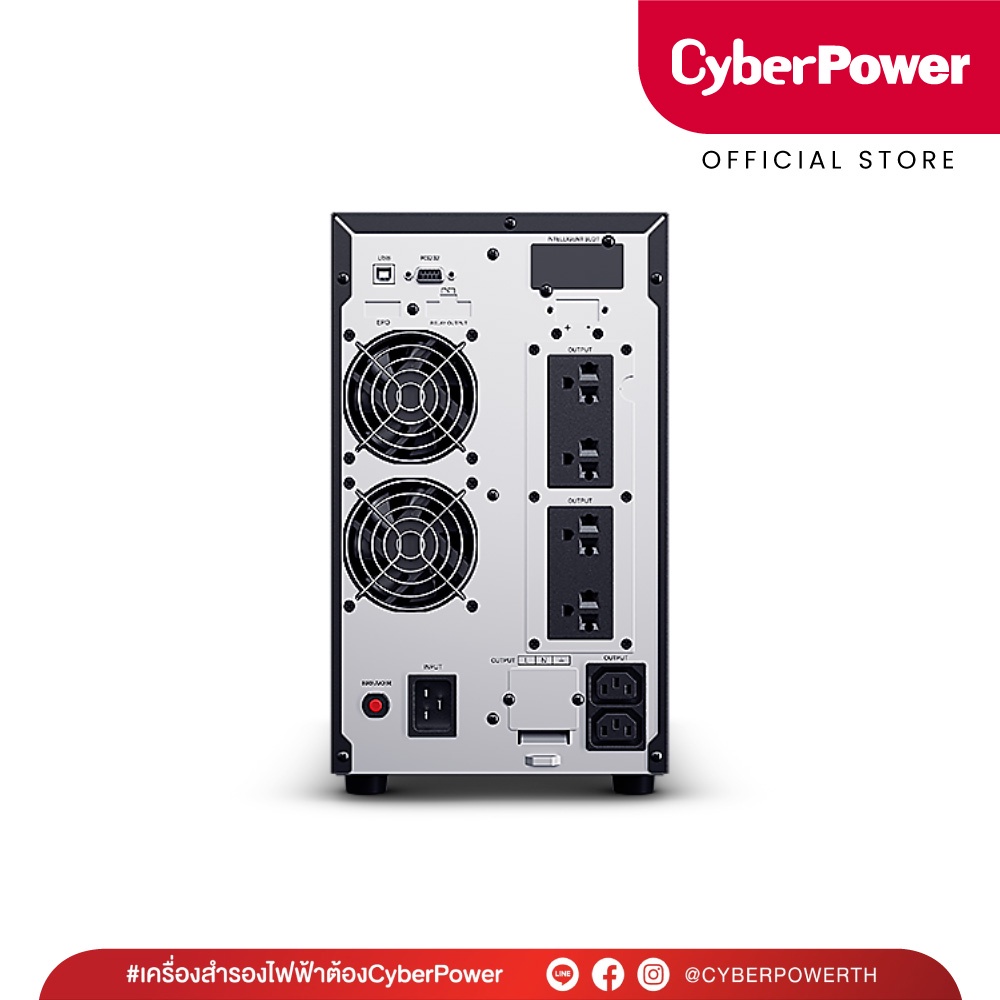 cyberpower-ups-ols-tower-ols3000ec-as-เครื่องสำรองไฟฟ้า-3000va-2400w-with-lcd-เหมาะสำหรับสตรีมเมอร์-งานกราฟิก-ตัดต่อ