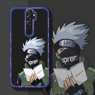 สําหรับ OPPO A9 2020 A5 2020 เคสแฟชั่น เท่ เด็กผู้ชาย กันกระแทก ขอบสี่เหลี่ยม ซิลิโคน เคสป้องกันกล้อง แบบเต็ม เคสนิ่ม