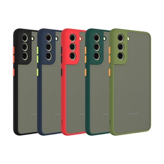 เคส เลนต์กล้อง ขอบสีหลังด้าน กันกล้อง Samsung ss Galaxy S23 S22 Ultra Plus S22+ S23+ 4G 5G 2022