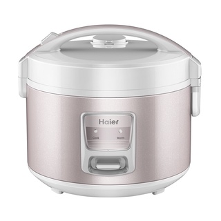 Chaixing Home หม้อหุงข้าว HAIER รุ่น HRC-M11801W ความจุ 1.8 ลิตร สีขาว-ชมพู