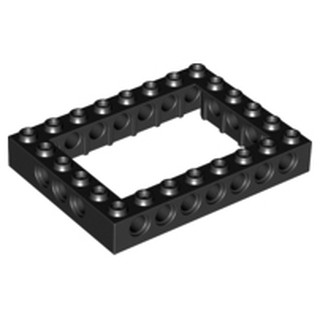 Lego Technic part (ชิ้นส่วนเลโก้) No.32532-40345 Brick 6 x 8 Open Center