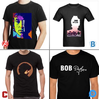 เสื้อยืดวงดนตรีเสื้อยืด พิมพ์ลาย Bob Dylanall size