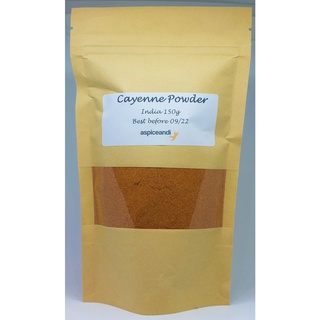 ผงพริกป่น  Pepper Cayenne Pepper Cayenne Powder 150g Bag Aspiceandi