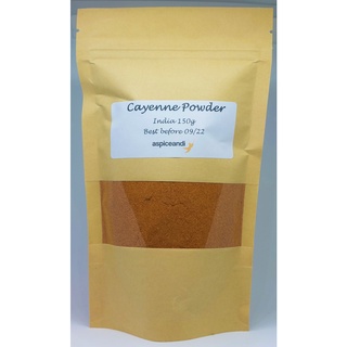 ผงพริกป่น  Pepper Cayenne Pepper Cayenne Powder 150g Bag Aspiceandi