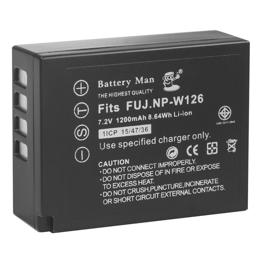 battery-man-batt-fuji-np-w126-รับประกัน-1-ปี