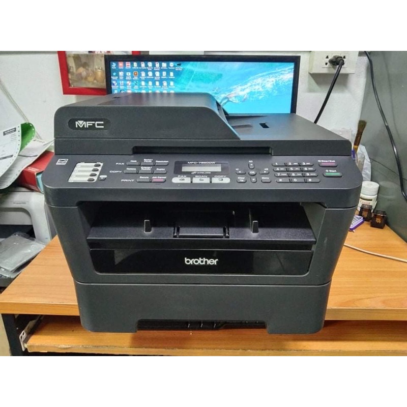 BROTHER MFC7860DW มือสองพร้อมใช้ หมึกใหม่ดรัมใหม่ Shopee Thailand