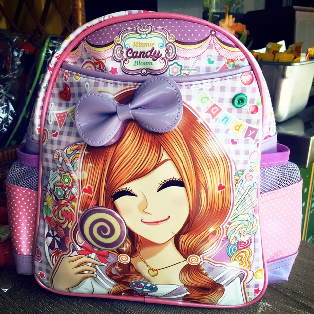 กระเป๋ามินมี่-back-pack-minmie-candy-bloom-สำหรับคุณหนูๆ