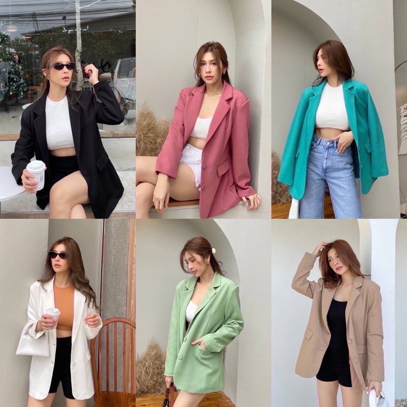 intuon-blazer-ผ้าหรูผ้าแพง-สวยร้องกรี้ด10รอบ-ผ้าตัวเองนี้ผ้าเกรดตัวtopเลยค่ะด้านในมีซับ