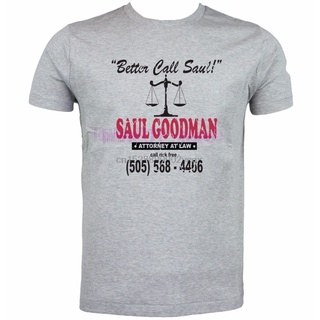 [S-5XL] ใหม่ เสื้อยืด ผ้าฝ้าย พิมพ์ลาย Better Call Saul Saul Goodman สไตล์คลาสสิก สําหรับผู้ชาย