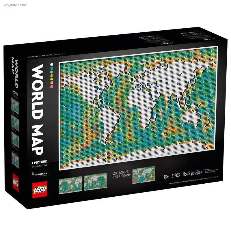 พร้อมส่งค่ะ-lego-31203-world-map-เลโก้ของแท้-100