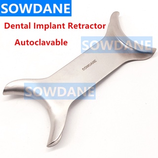 Dental Orthodontic Double Ends Lip &amp;amp; Cheek Retractor Ortho Teeth Whitening Mouth Opener Autoclavable Stainless Steel