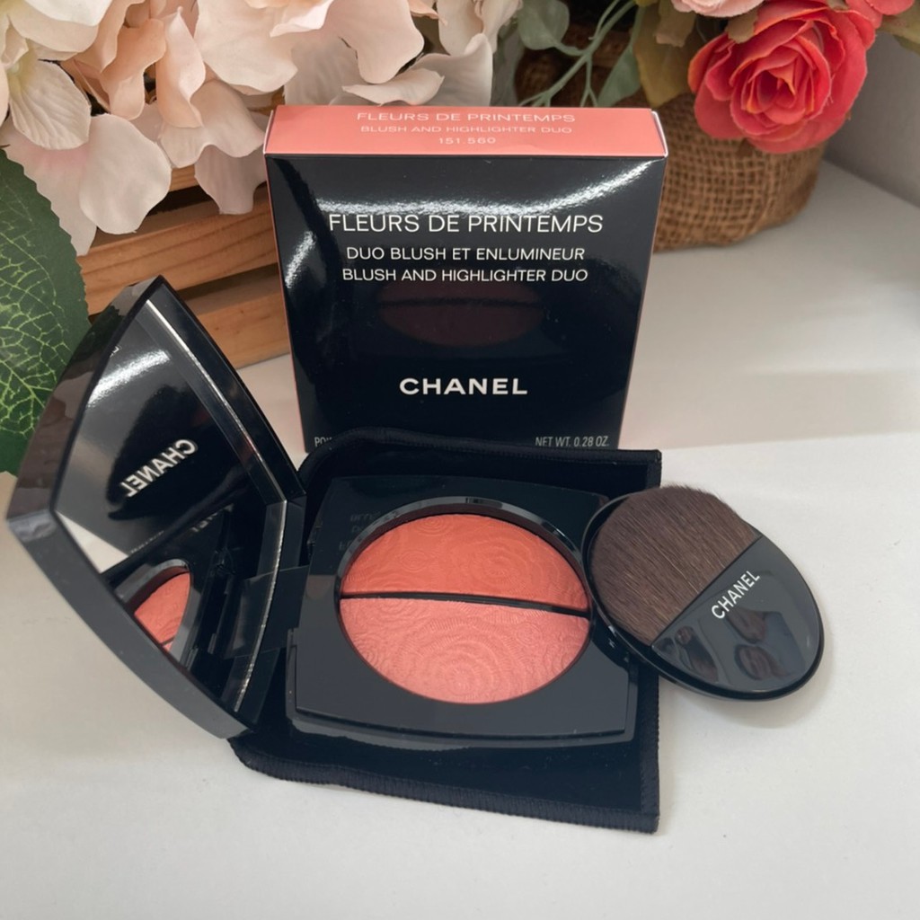 Chanel Fleurs de Printemps Blush and Highlighter Duo Review, Live Swatches,  Makeup Looks - Beauty Trends and Latest Makeup Collections, Chic Profile