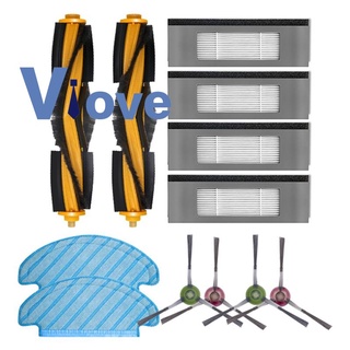 แปรงหลัก แปรงด้านข้าง แผ่นกรอง ทําความสะอาด แบบเปลี่ยน สําหรับหุ่นยนต์ดูดฝุ่น ECOVACS Deebot T9 AIVI T8 AIVI N8 N5 Series