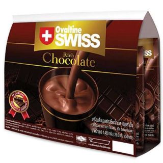 ภาพหน้าปกสินค้าOvaltine Swiss Rich Chocolate โอวัลติน สวิส ริช ช็อกโกแลต เเพค 50 ซอง ที่เกี่ยวข้อง