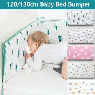 เบาะกั้นรอบเตียง พิมพ์ลาย กันชน สำหรับเด็กแรกเกิด Baby Bed Bumper คอตต้อน ผ้าปูที่นอนเด็ก ผ้าปูเบาะนอนเด็ก
