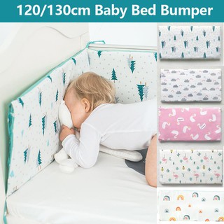 เบาะกั้นรอบเตียง พิมพ์ลาย กันชน สำหรับเด็กแรกเกิด Baby Bed Bumper คอตต้อน ผ้าปูที่นอนเด็ก ผ้าปูเบาะนอนเด็ก