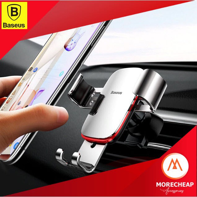รูปภาพสินค้าแรกของถูก/แท้ Baseus ที่วางโทรศัพท์ในรถ ที่ยึดมือถือ ที่วางมือถือ ในรถ ที่ยึดมือถือในรถ Car Holder Air Vent / CD Slot Mount