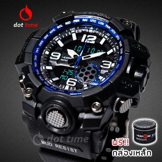 นาฬิกาข้อมือชาย EXPONI EP02BLU Shock&amp;Water-Resistance Sport Watch