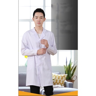 ภาพขนาดย่อของภาพหน้าปกสินค้า( พร้อมส่ง)เสื้อกาวน์แขนยาว เสื้อกาวน์แพทย์ เสื้อกาวแบบยาว ส่งไว จากร้าน thinahappyshop บน Shopee ภาพที่ 3