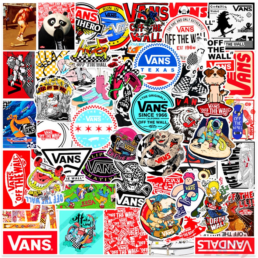 ❉ Vans - Series 06 Harajuku HipHop Fashion Brand Logo สติ๊กเกอร์ ❉  50Pcs/Set Fans Collection DIY Fashion Luggage Laptop Skateboard Doodle  Decals สติ๊กเกอร์ | Shopee Thailand
